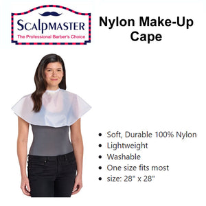 ScalpMaster Nylon Make-Up Cape (3025)