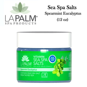 La Palm Vitamin Sea Spa Salts, Spearmint Eucalyptus (12 oz)