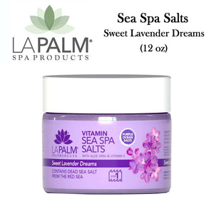 La Palm Vitamin Sea Spa Salts, Sweet Lavender Dreams (12 oz)