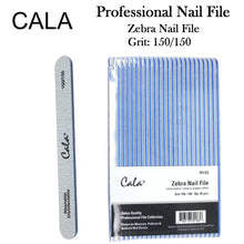 Cala Professional File - Zebra Nail File Grit: 150/150