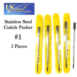 US Nail Cuticle Pusher & Cleaner (#1 Yellow)