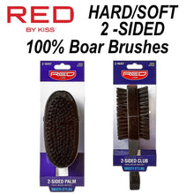 Red by Kiss Professional Boar 2-Sided Bristle Brush (Soft/Hard)