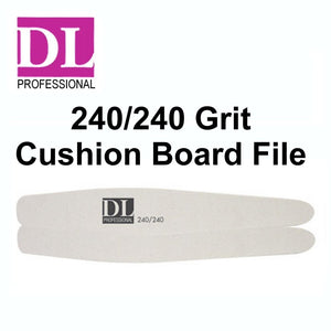 DL Professional 240/240 Grit Cushion Board File (DL-C258)