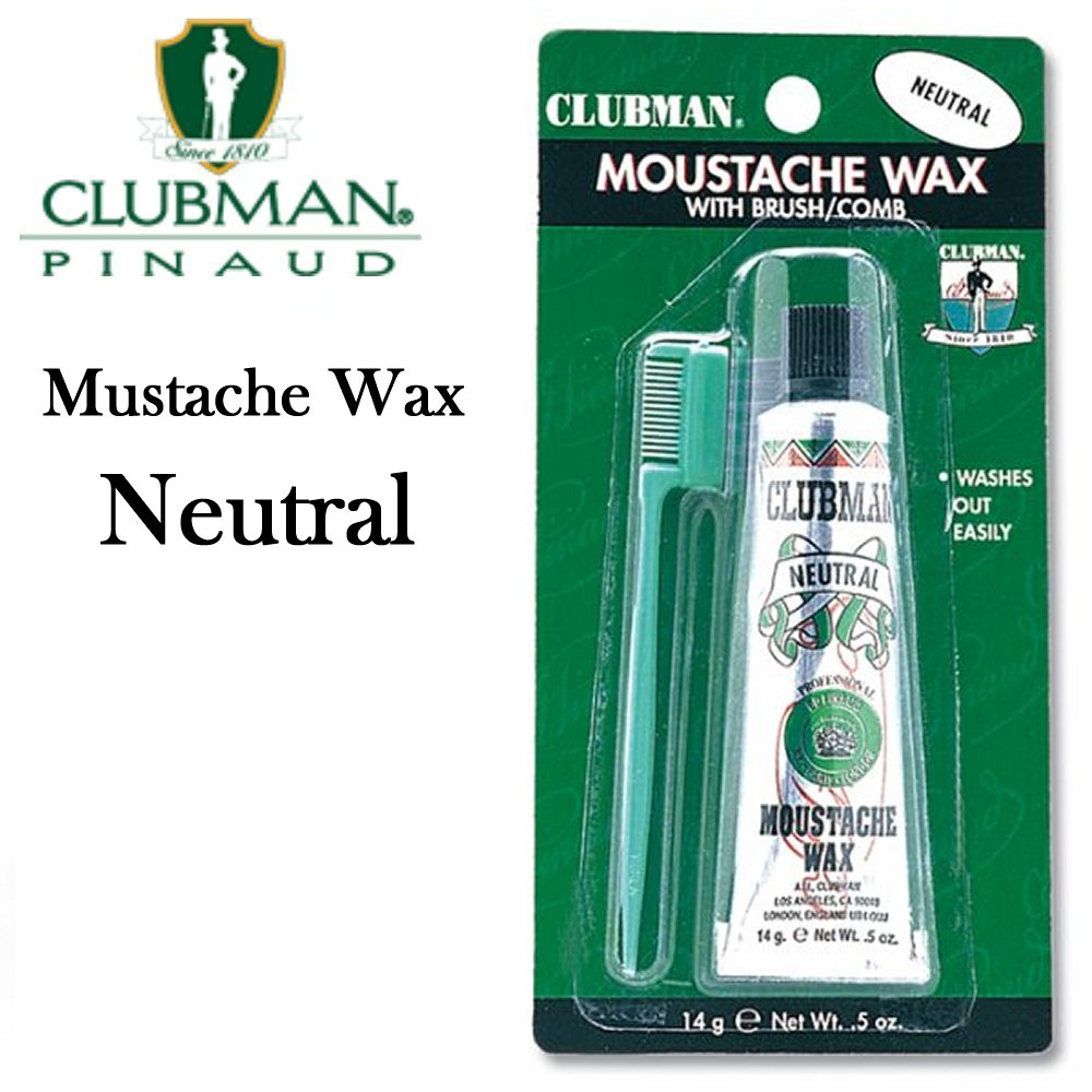 Clubman Pinaud Moustache Wax, Neutral (070639EC)