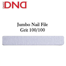 DND Nail File, Jumbo Zebra Acrylic Nail File 100/100 Grit