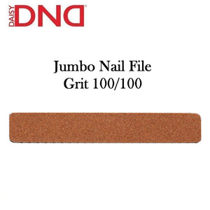 DND Nail File, Jumbo Gold Acrylic Nail File 100/100 Grit