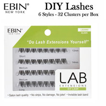 Ebin LAB DIY Lashes - 6 Styles (32 clusters in 12mm, 14mm & 16mm in each pack)