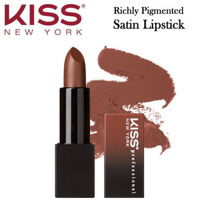 Kiss New York Richly Pigmented Satin Lipstick