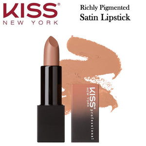 Kiss New York Richly Pigmented Satin Lipstick