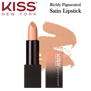 Kiss New York Richly Pigmented Satin Lipstick