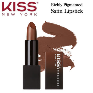 Kiss New York Richly Pigmented Satin Lipstick