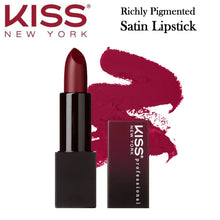 Kiss New York Richly Pigmented Satin Lipstick