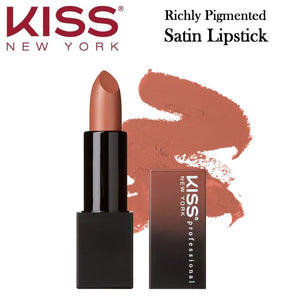 Kiss New York Richly Pigmented Satin Lipstick