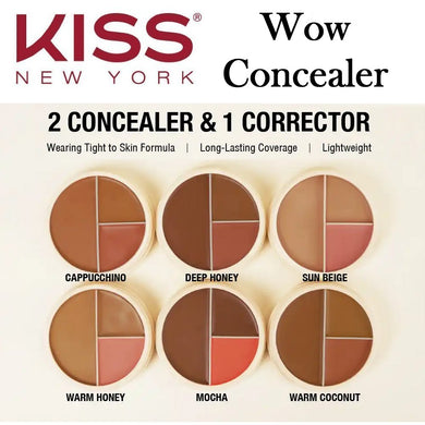 Kiss New York Wow Concealer 3-in-1