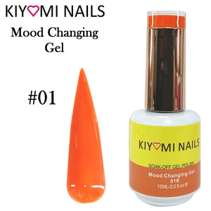 Kiyomi Nails Mood Changing Gel Polish, 0.5 oz (7 colors)