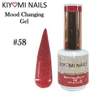 Kiyomi Nails Mood Changing Gel Polish, 0.5 oz (7 colors)