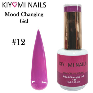 Kiyomi Nails Mood Changing Gel Polish, 0.5 oz (7 colors)