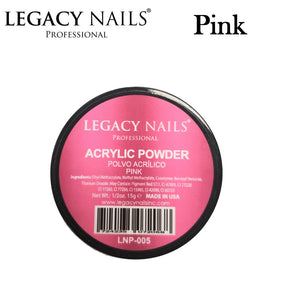 Legacy Nails Acrylic Powder, "Pink"