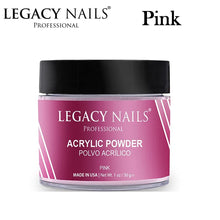 Legacy Nails Acrylic Powder, "Pink"