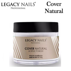 Legacy Nails Acrylic Powder, "Cover Natural", 8 oz