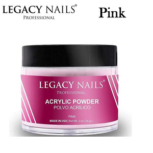 Legacy Nails Acrylic Powder, "Pink"