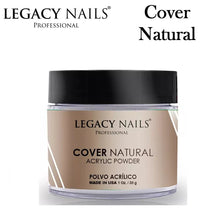 Legacy Nails Acrylic Powder, "Cover Natural", 8 oz