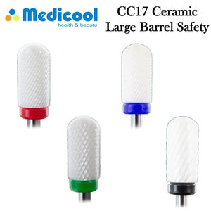 Medicool Bit, CC17 Ceramic Large Barrel Safety Bit (Fine, Medium, Coarse and XCoarse)