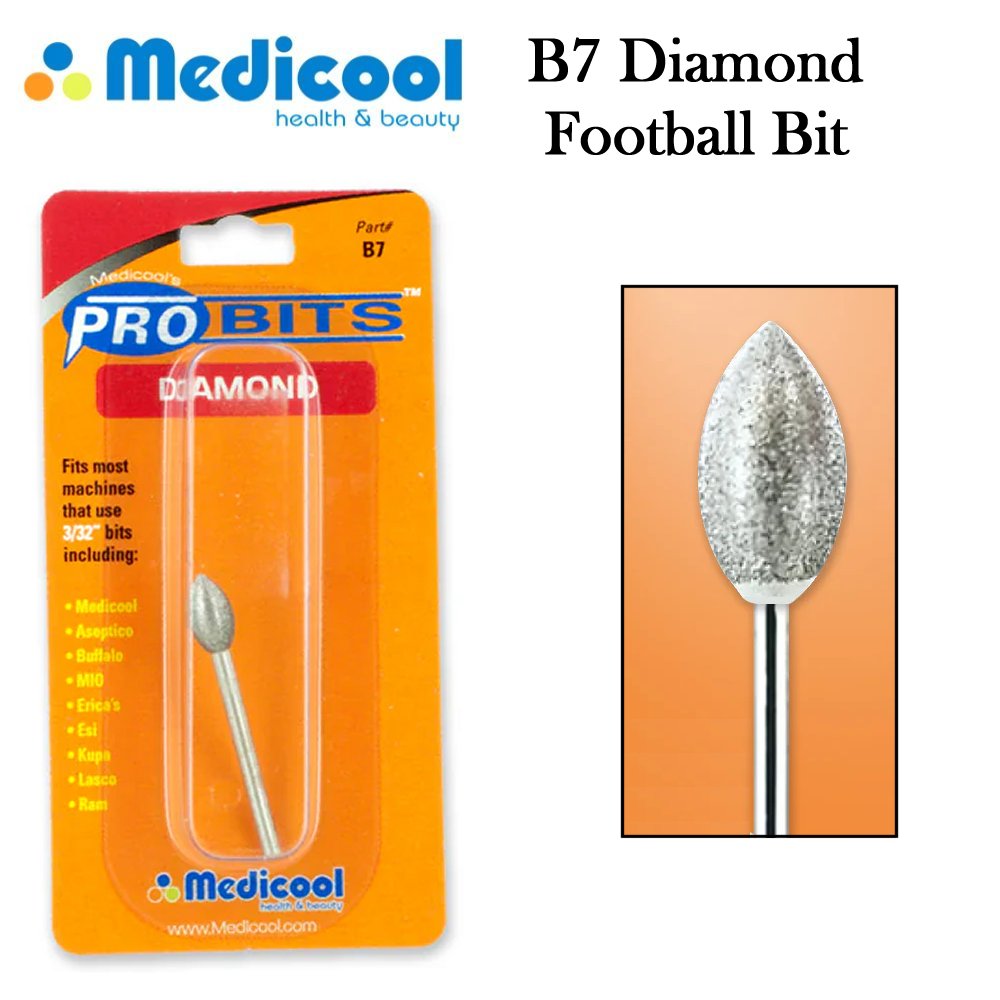 Medicool Bit, B7 Diamond Football Bit (Medium)