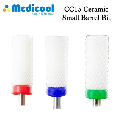 Medicool Bit, CC15 Ceramic Small Barrel Bit (Fine, Medium, Coarse)