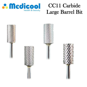 Medicool Bit, CC11 Carbide Large Barrel Bit (Fine, Medium, Coarse, and XCoarse)