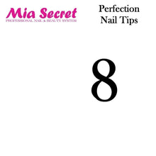Mia Secret Nail Tips, Perfection "Clear" Nail Tips (Size #1 - #10)