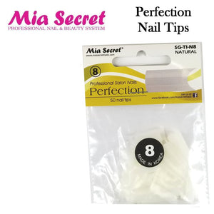Mia Secret Perfection "Natural" Nail Tip (Size #1 - #10)