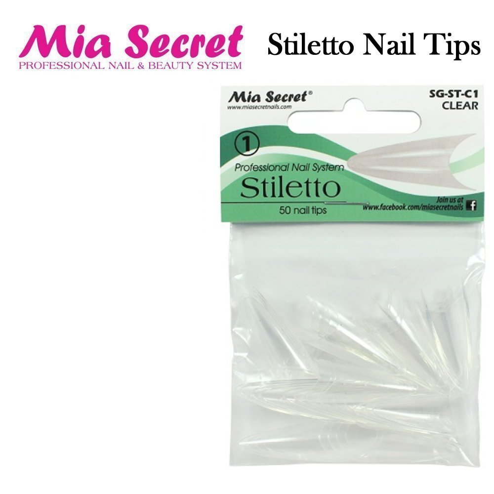 Mia Secret Nail Tips, Stiletto 