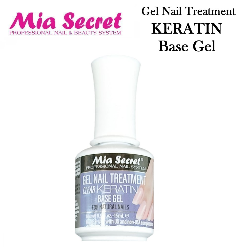 Mia Secret Gel Nail Treatment Keratin Base Gel (0.5 oz)