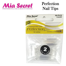 Mia Secret Nail Tips, Perfection "Clear" Nail Tips (Size #1 - #10)