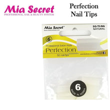 Mia Secret Nail Tips, Perfection "Natural" Nail Tip (Size #1 - #10)