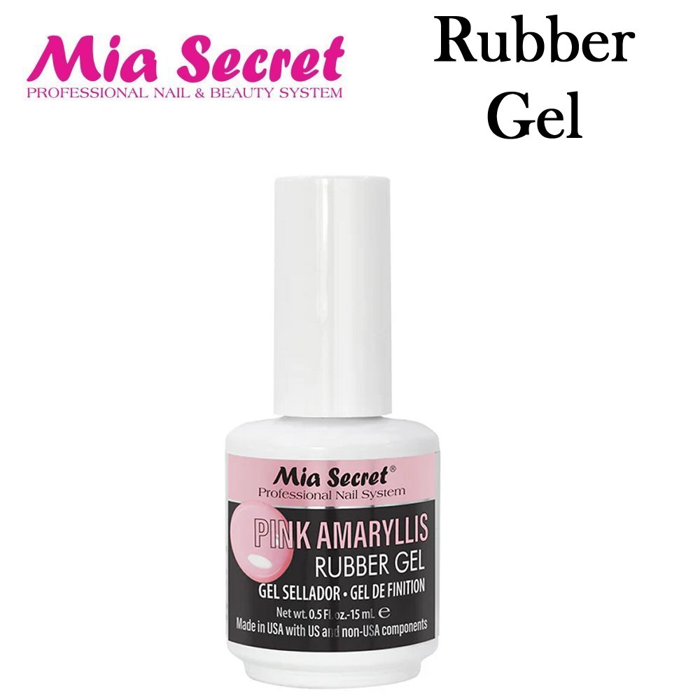 Mia Secret Rubber Gel, 0.5 oz