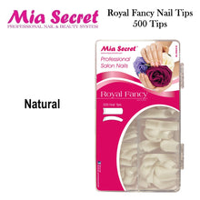 Mia Secret Nail Tips, Royal Fancy 500 Count Nail Tips (Clear and Natural)