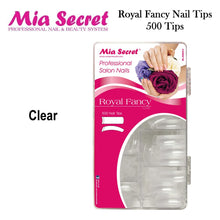 Mia Secret Nail Tips, Royal Fancy 500 Count Nail Tips (Clear and Natural)