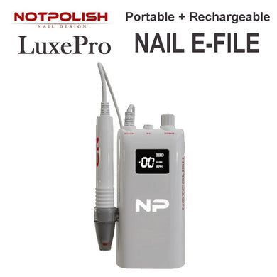 NotPolish  LuxePro Portable - Rechargeable Nail E-File (WHITE)