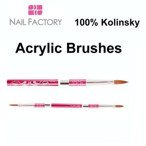 Nail Factory Kolinsky Brushes