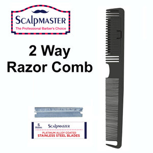 ScalpMaster 2 Way Razor Comb