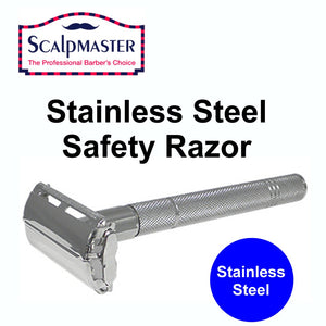 ScalpMaster Safety Razor - Stainless Steel (SC-7912)