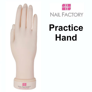 Nail Factory Plastic Practice Hand
