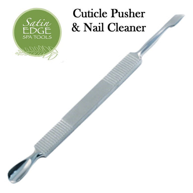 Satin Edge Cuticle Pusher & Nail Cleaner (SE-2058)
