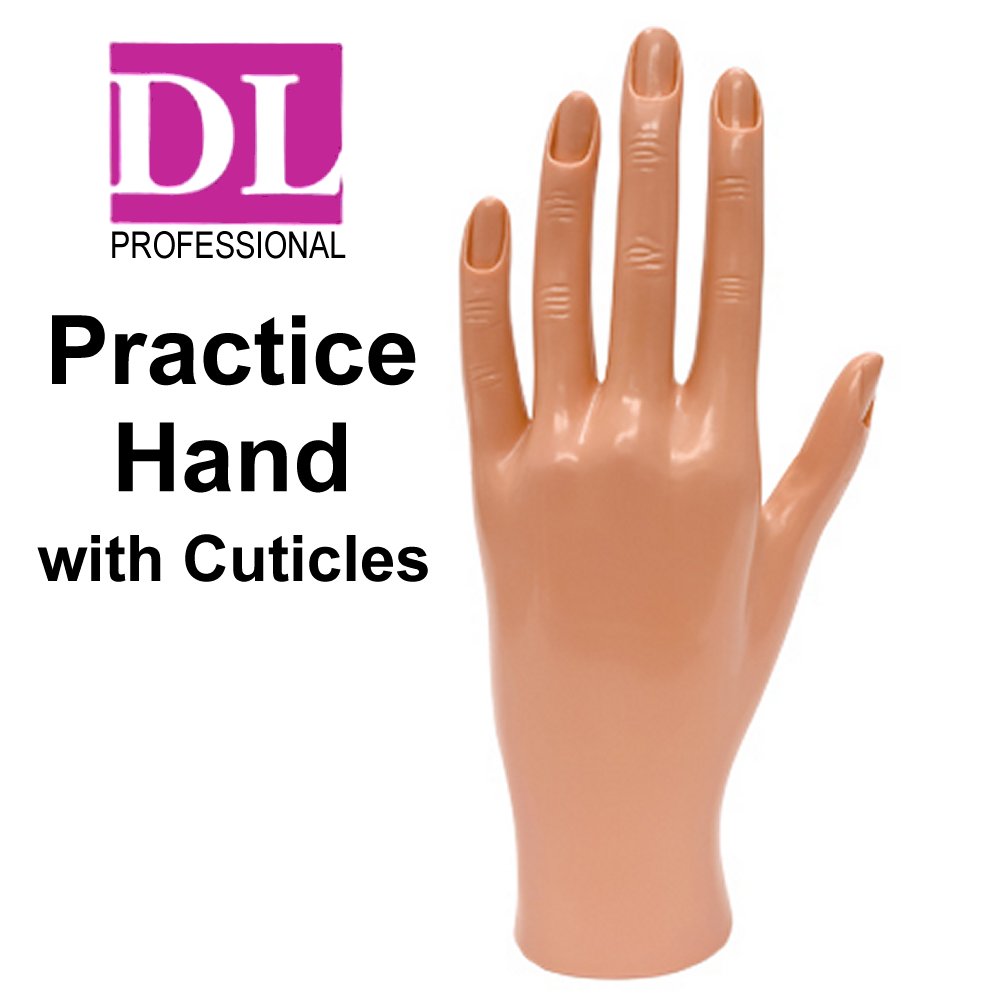 DL Professional Practice Hand with Cuticled Fingers (HAND-1)
