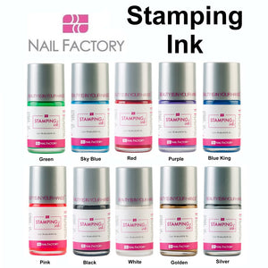 Nail Factory Stamping Ink - 10 colors