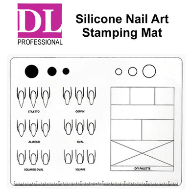 DL Professional Silicone Nail Art Stamping Mat (DL-C467)