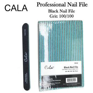 Cala Professional File - Black Nail File Grit: 100/100