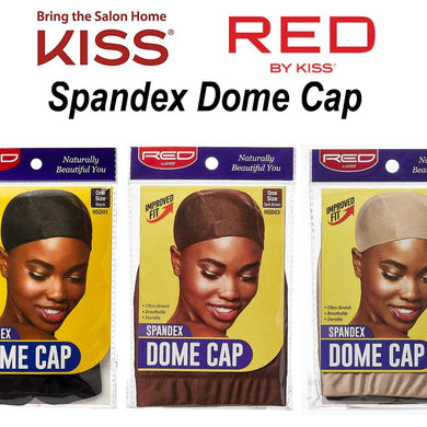 Red by Kiss Spandex Dome Cap